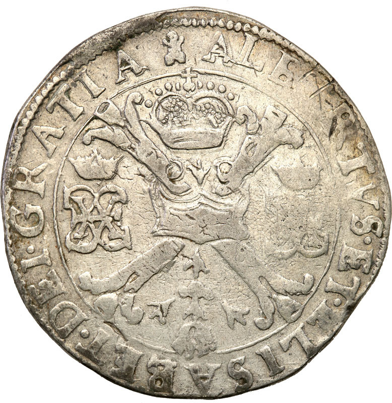 Niderlandy. Albert & Isabela (1598-1621). Patagon b.d., Tournai-Doornik